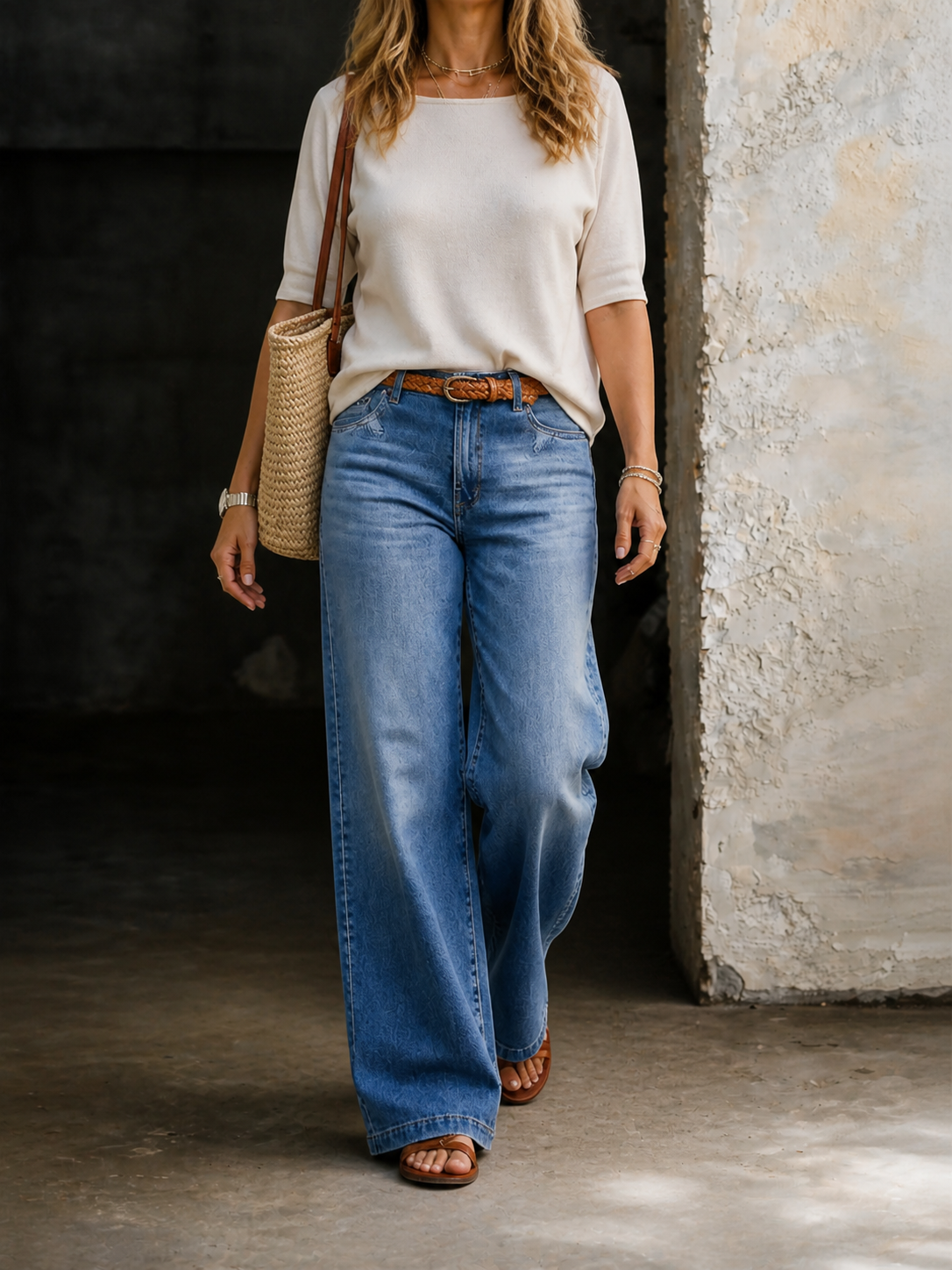 Vintage High-Waisted Jeans