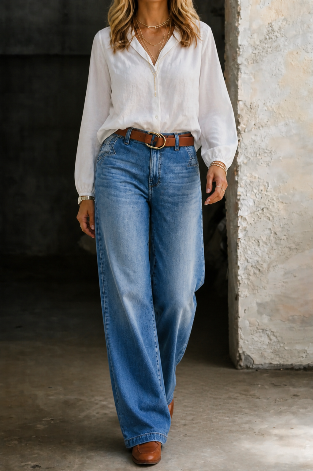 Vintage High-Waisted Jeans