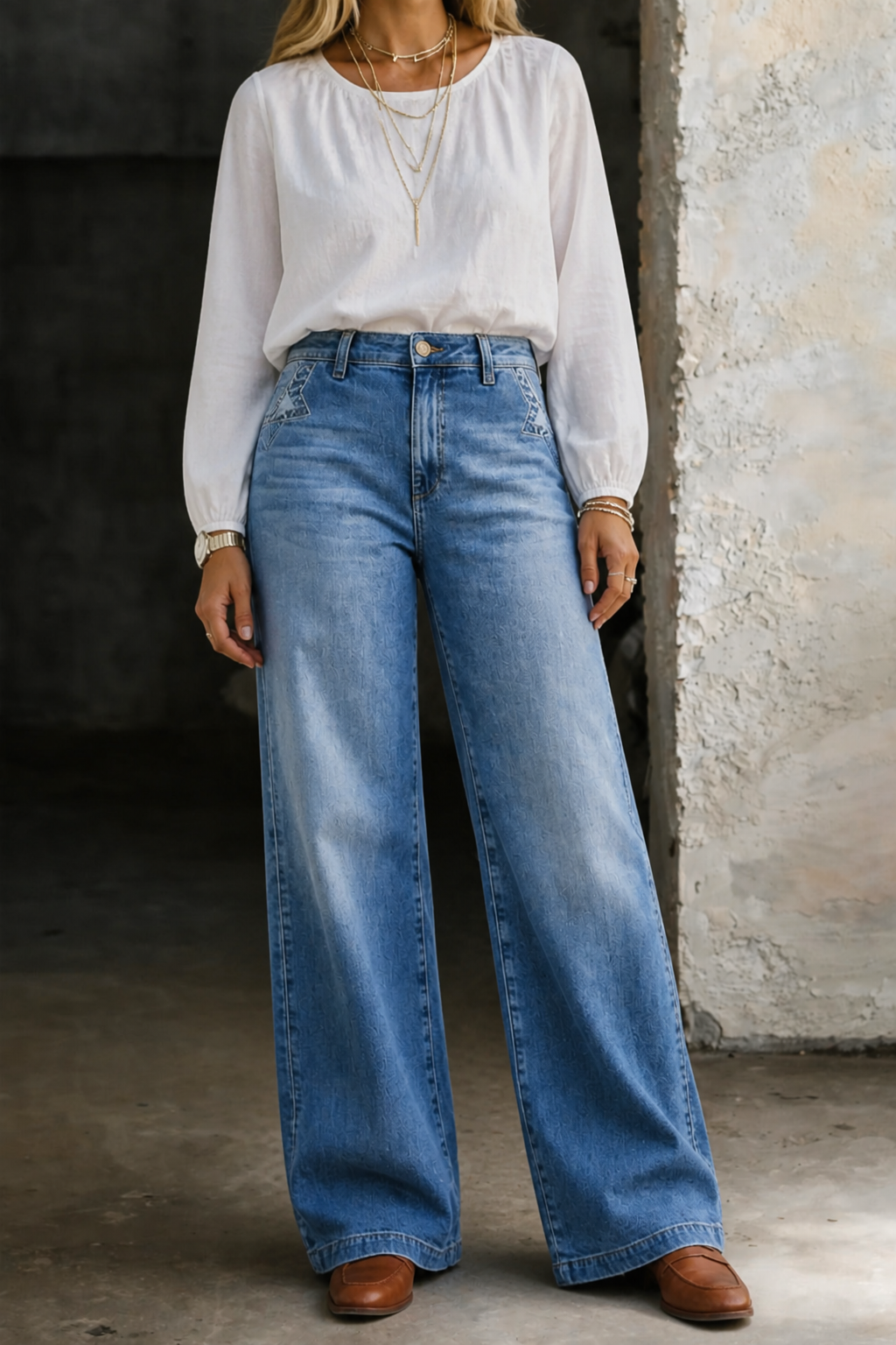 Vintage High-Waisted Jeans