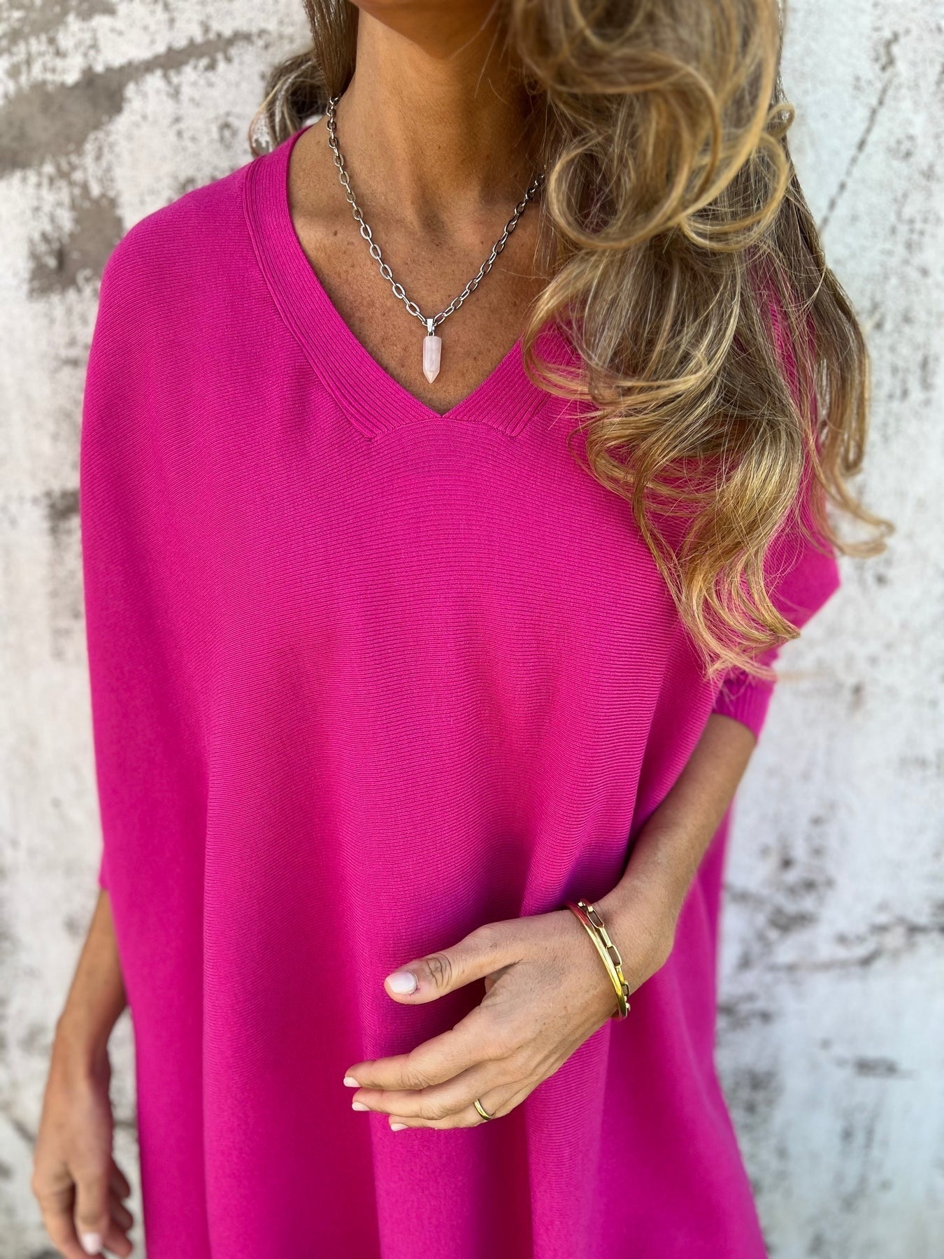 Annika — Batwing Knit Top