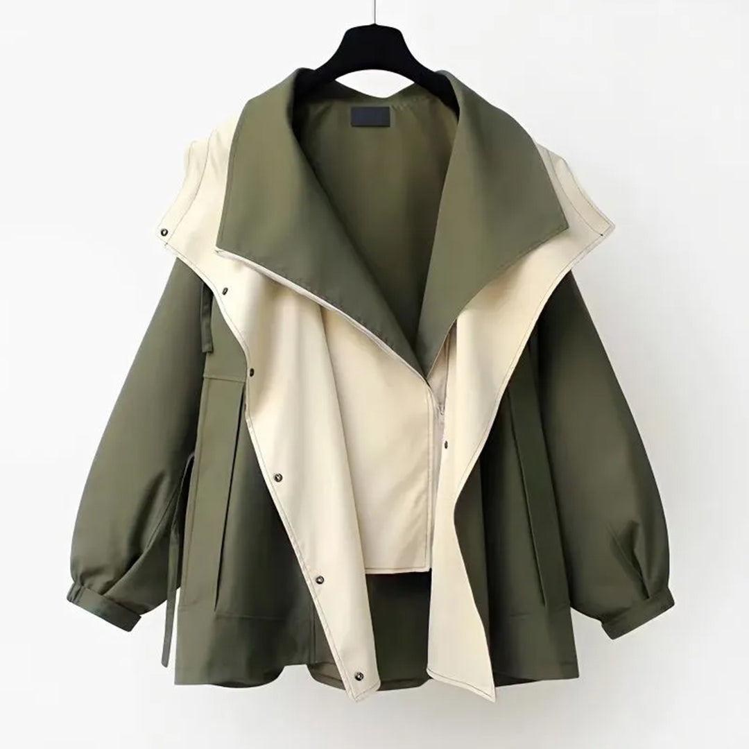 Hooded Double Layer Jacket