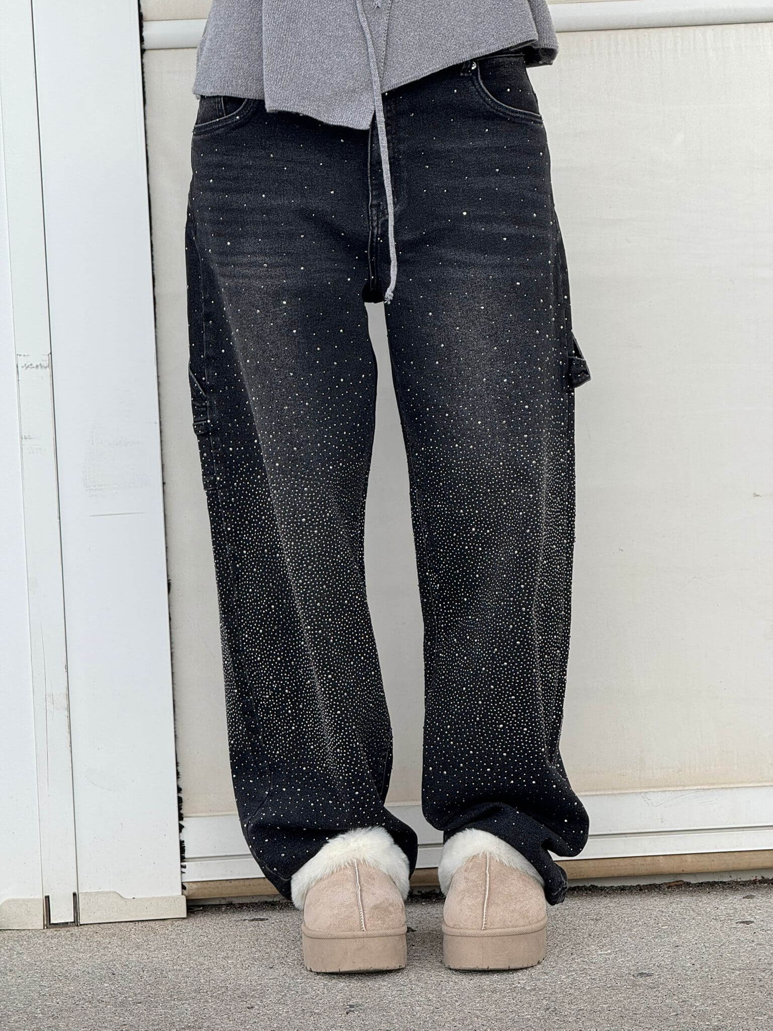 Valentina — High-Waist Glitter Jeans
