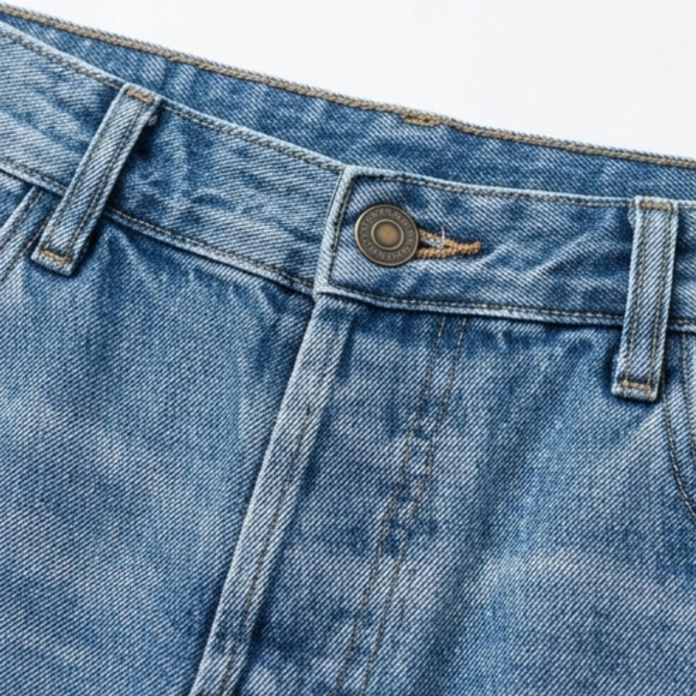 Vivara — Fringed Cropped Straight Jeans