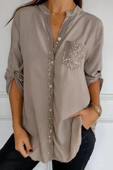 Tilda — Subtle Shimmer Top