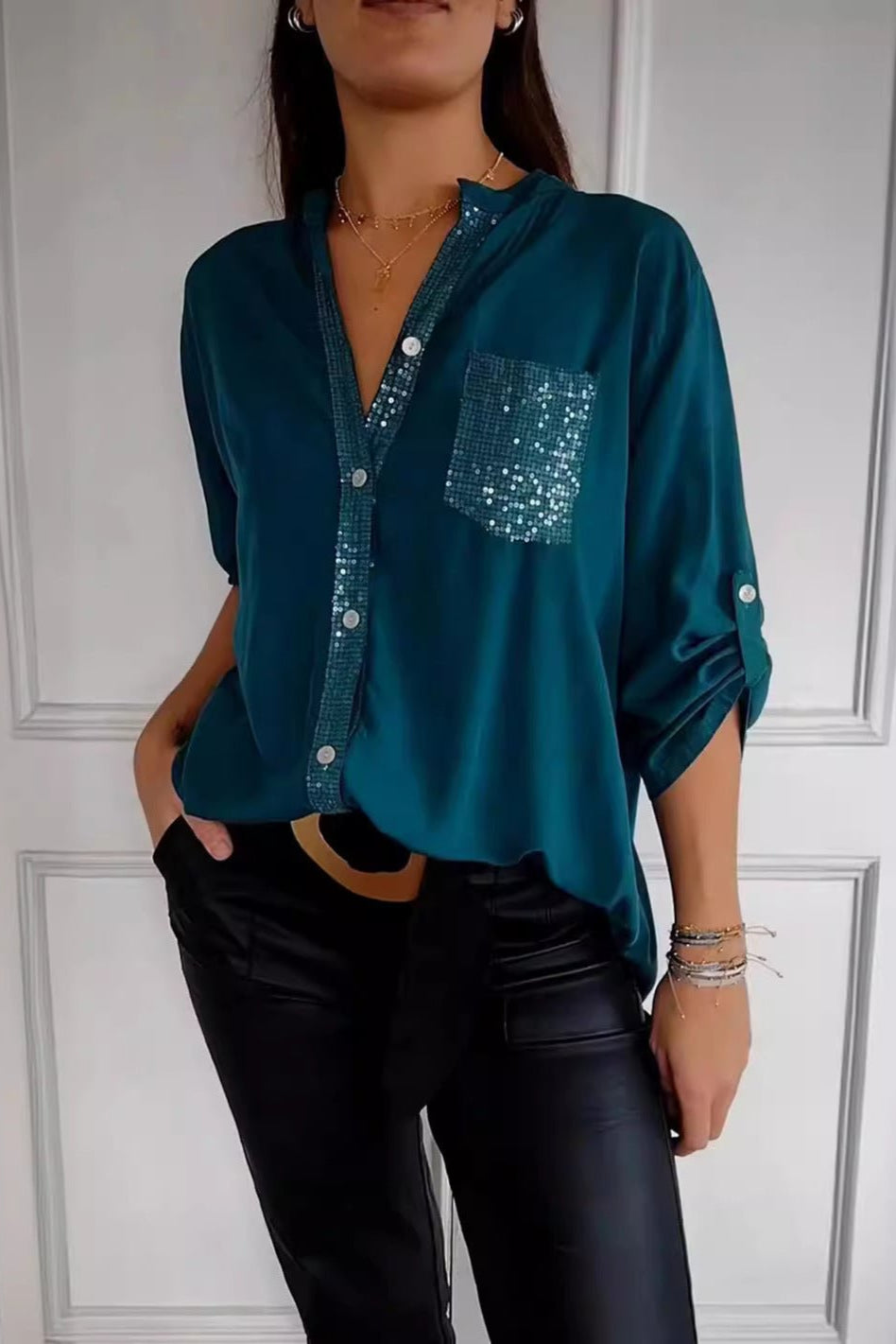 Tilda — Subtle Shimmer Top