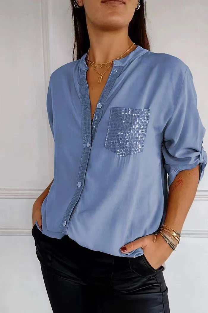 Tilda — Subtle Shimmer Top