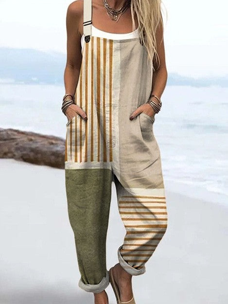 HARPER – SUNSTRIPE COASTAL OVERALLS