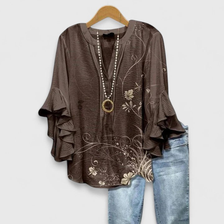 Flared Comfort Blouse