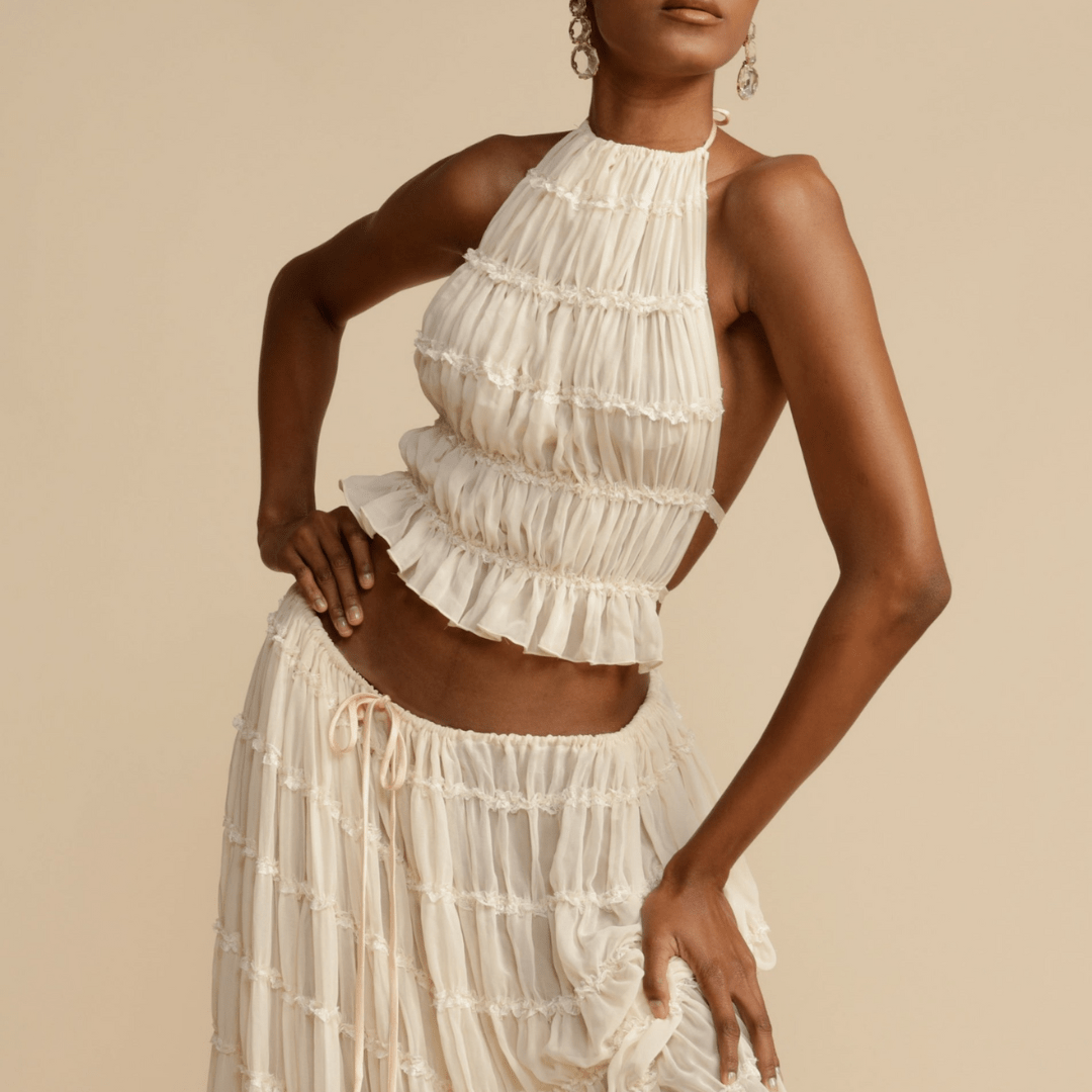 Lira — Halter Top and Skirt Set