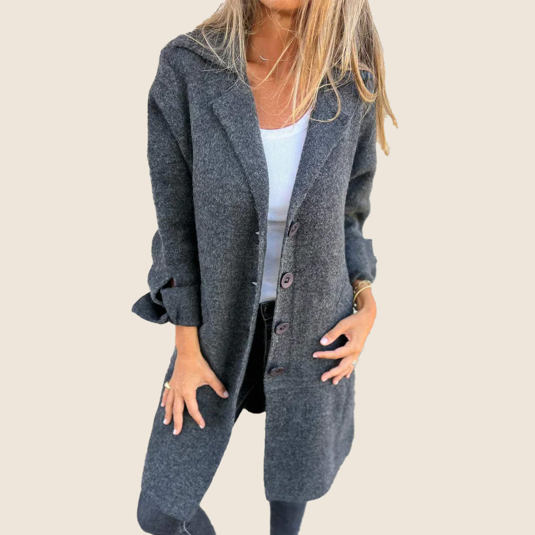 Soft Button-Front Jacket