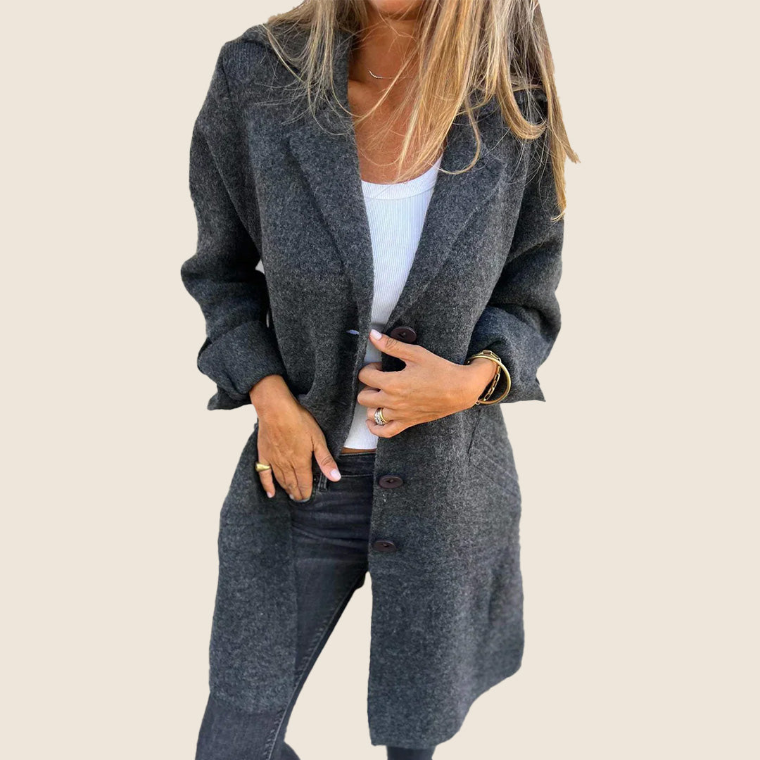 Soft Button-Front Jacket