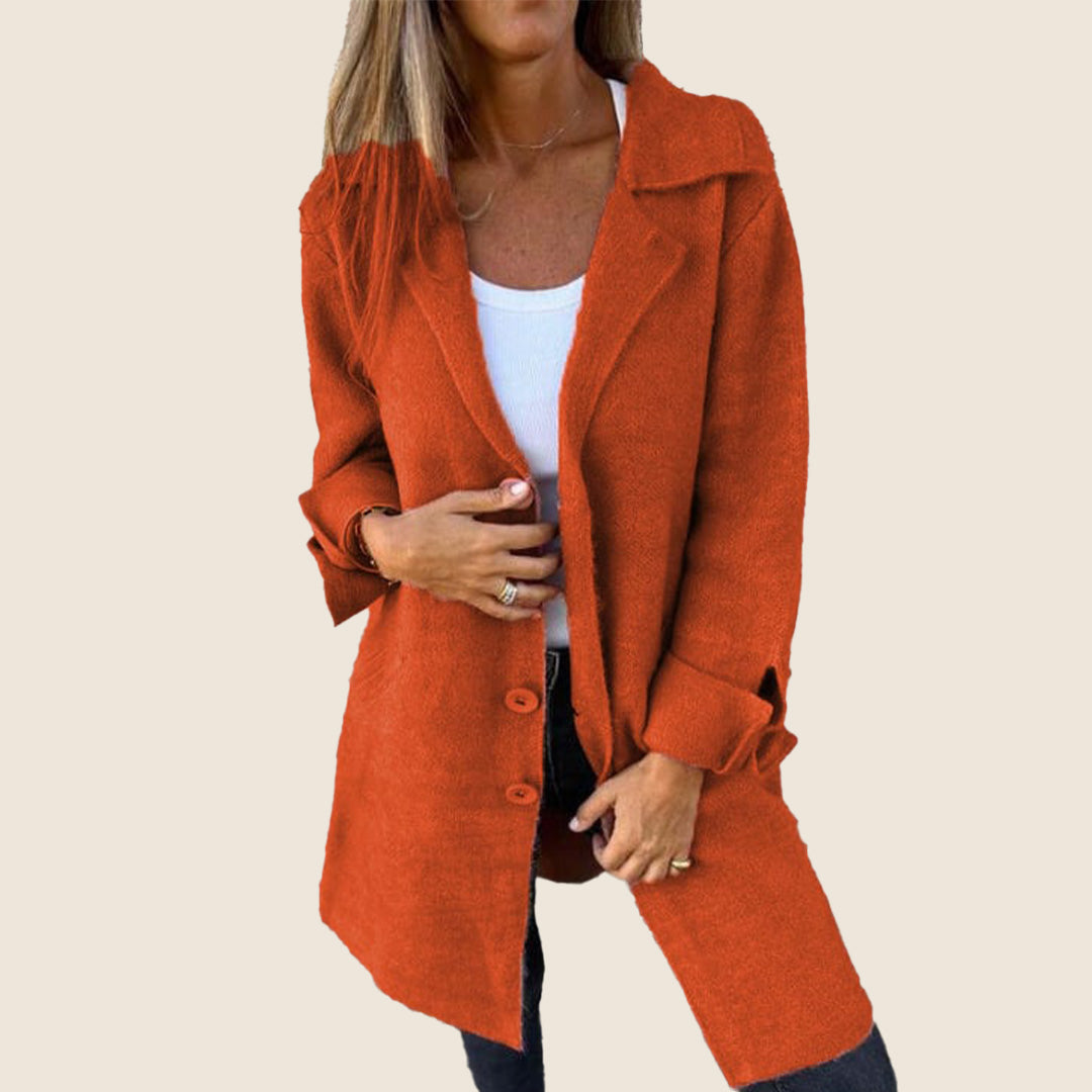 Soft Button-Front Jacket