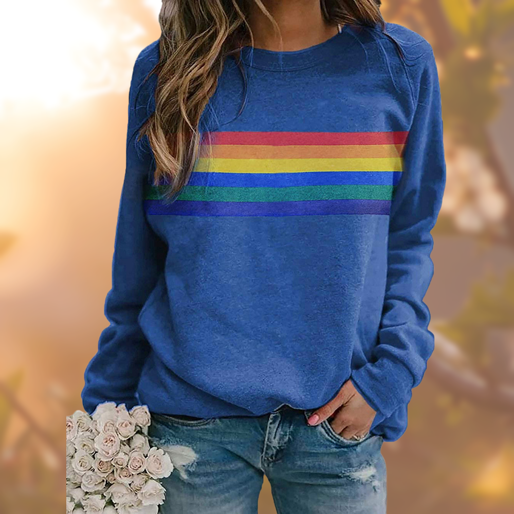 Rainbow Graphic Sweatshirt