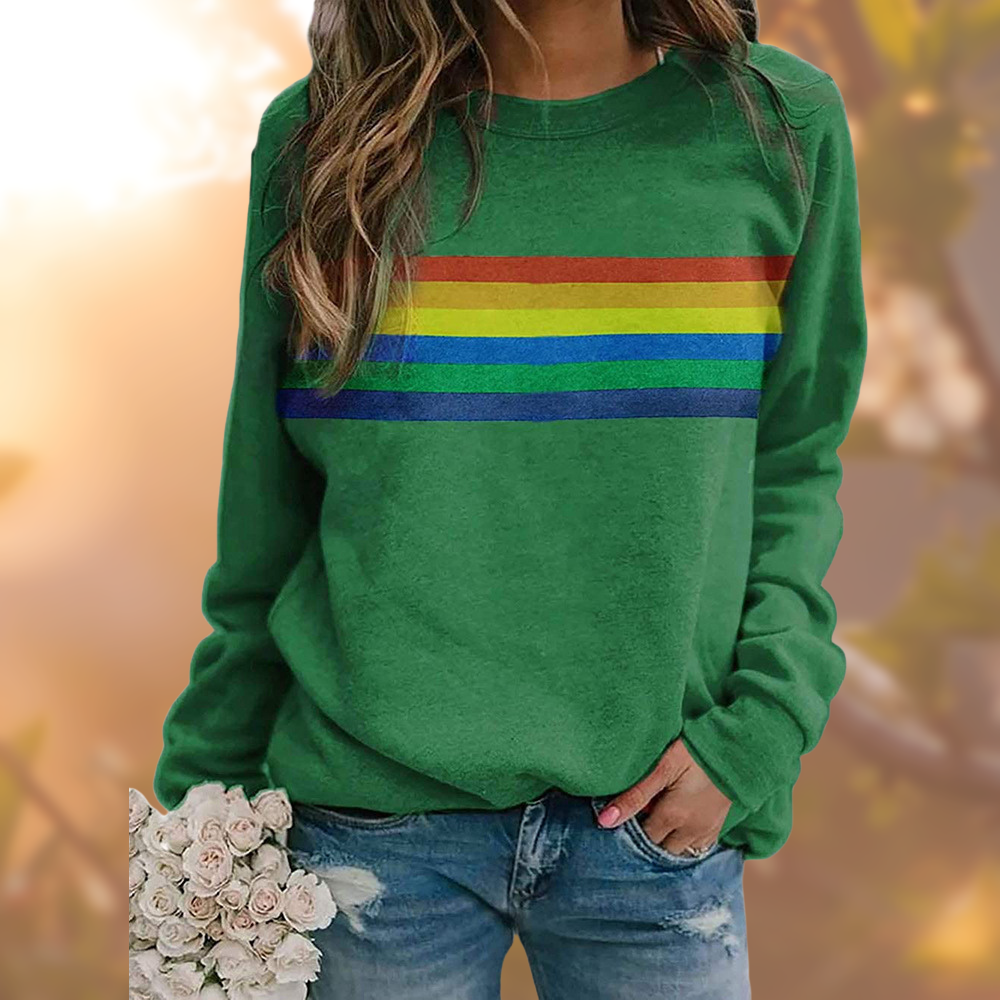 Rainbow Graphic Sweatshirt