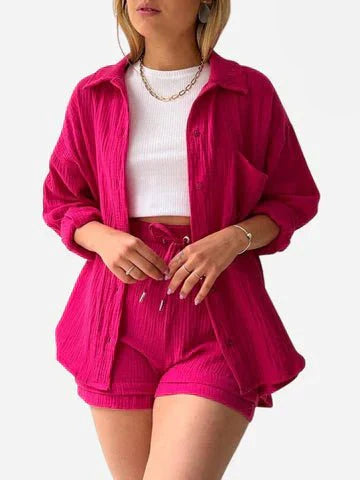 Noelle — Cotton Two-Piece Suit