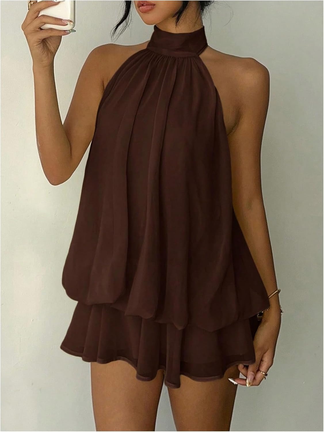 Open-Back Mini Dress