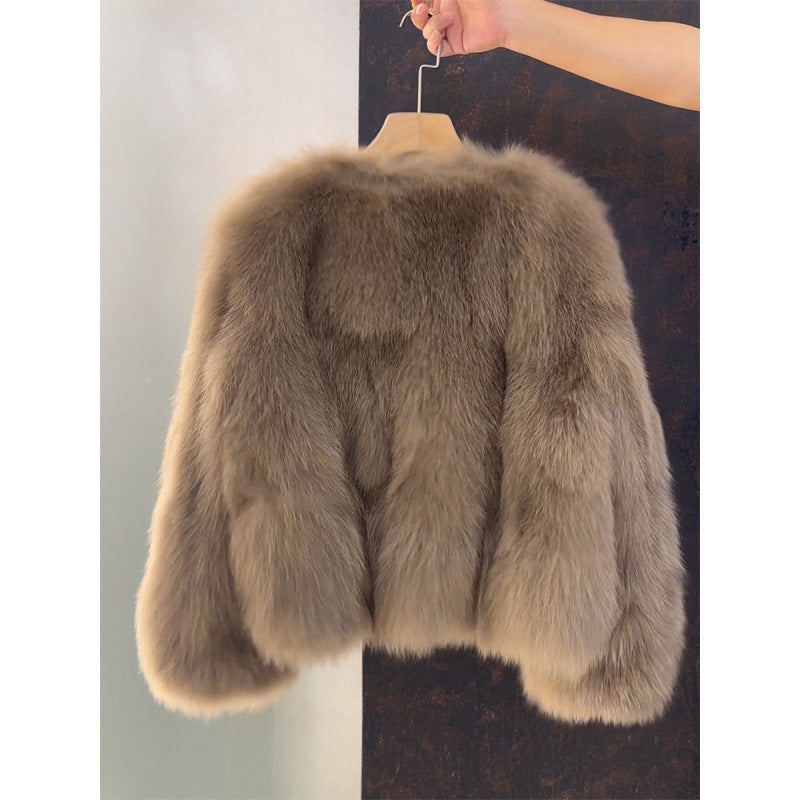 Luxe Faux Fur Cropped Jacket