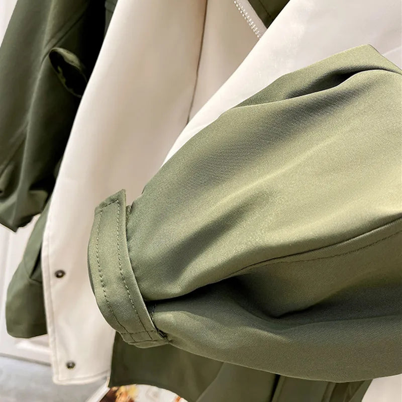 Quilted Hooded Utility Jacket