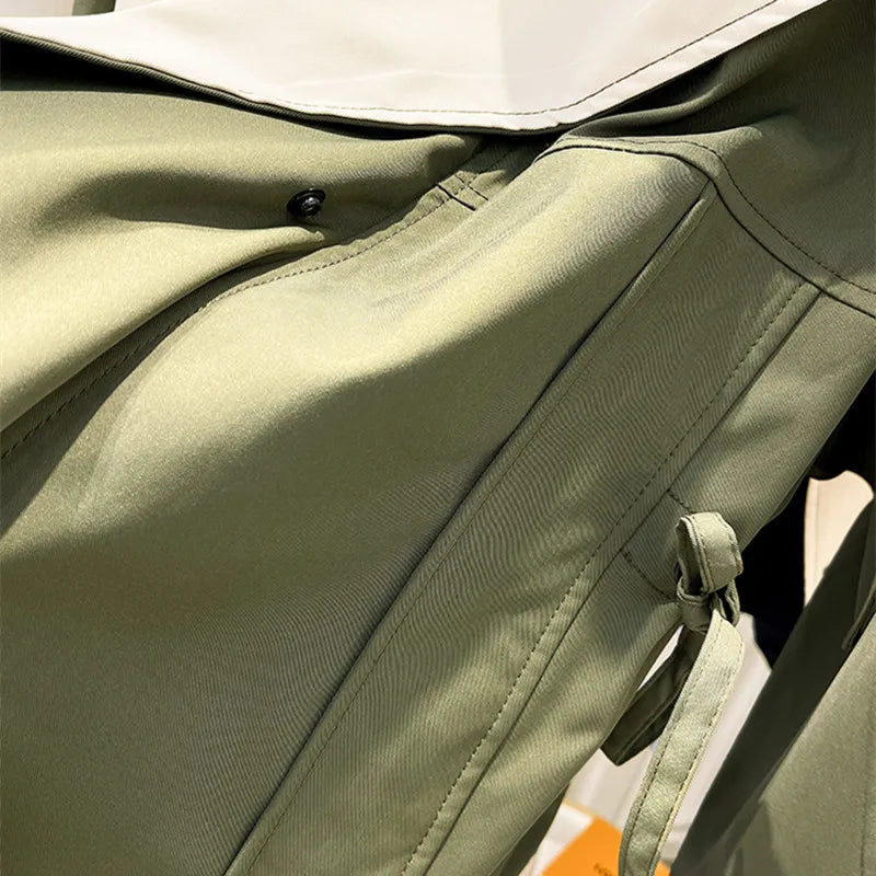 Quilted Hooded Utility Jacket