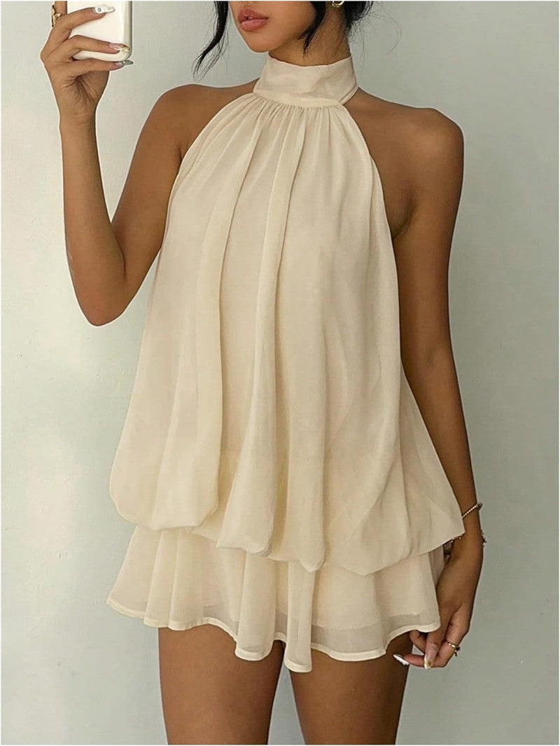 Open-Back Mini Dress