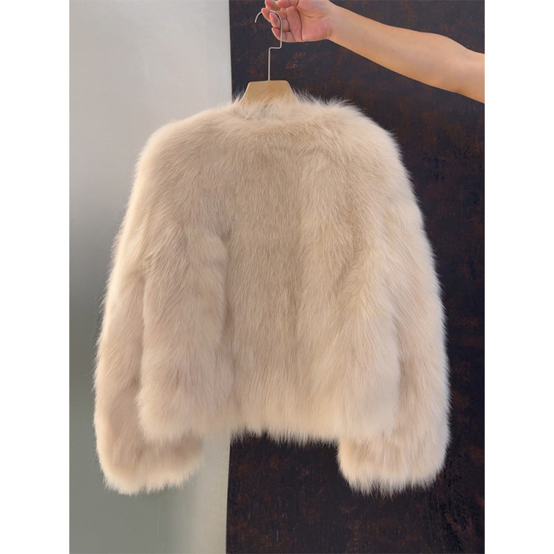 Luxe Faux Fur Cropped Jacket
