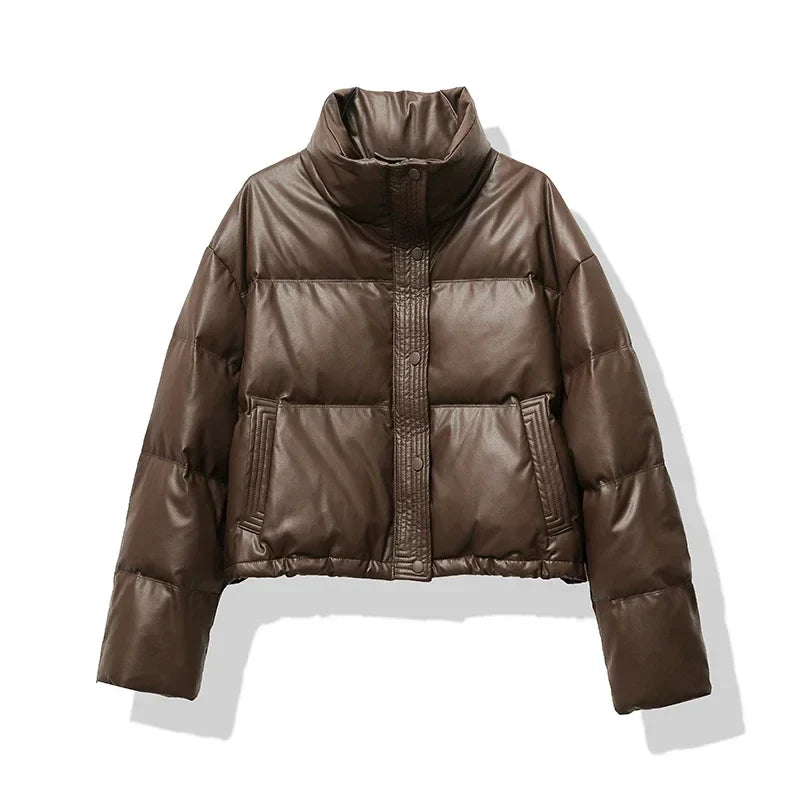 Cropped Puffer Jacket