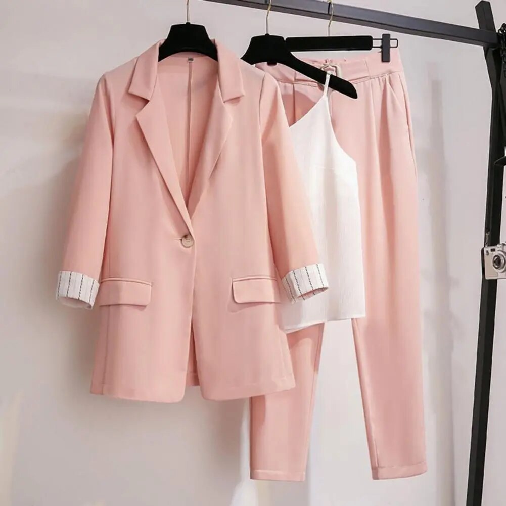 Joanna — Three-Piece Blazer Set