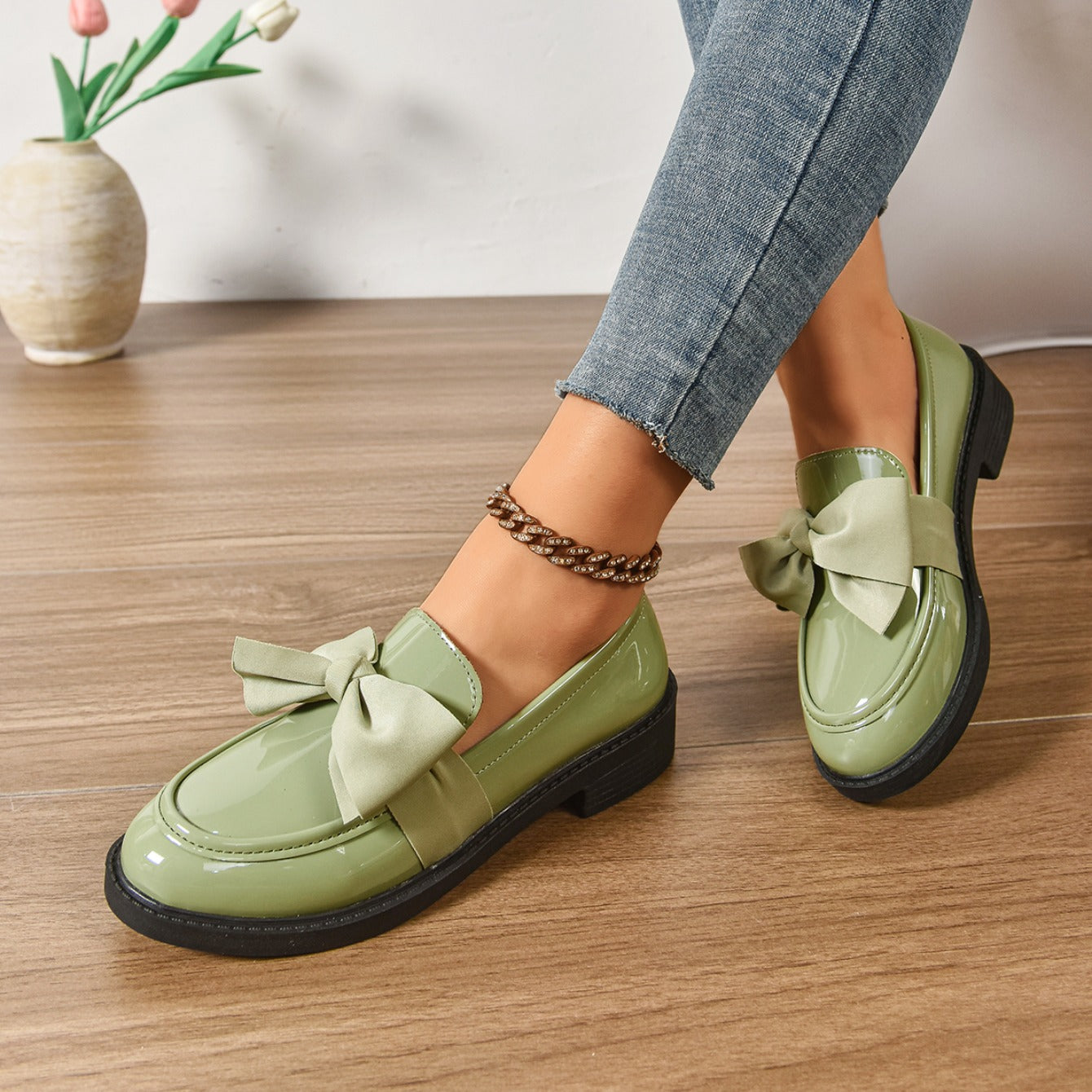 Orthopedic Bow Loafers