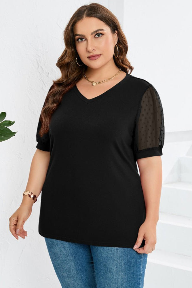 Helena — Sleek V-Neck Blouse