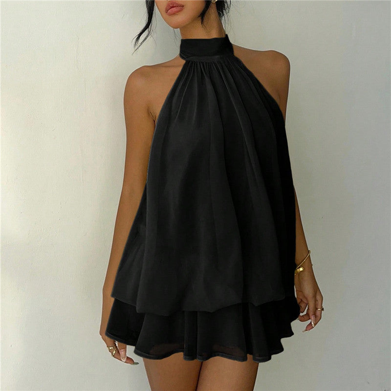 Open-Back Mini Dress