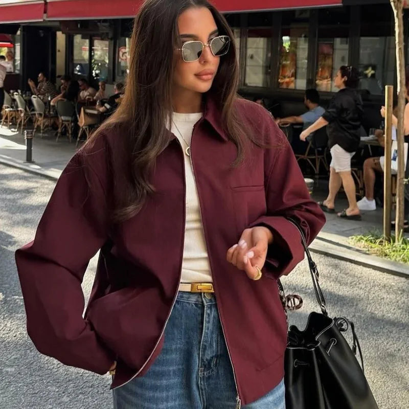Minimalist Smart Bomber Jacket