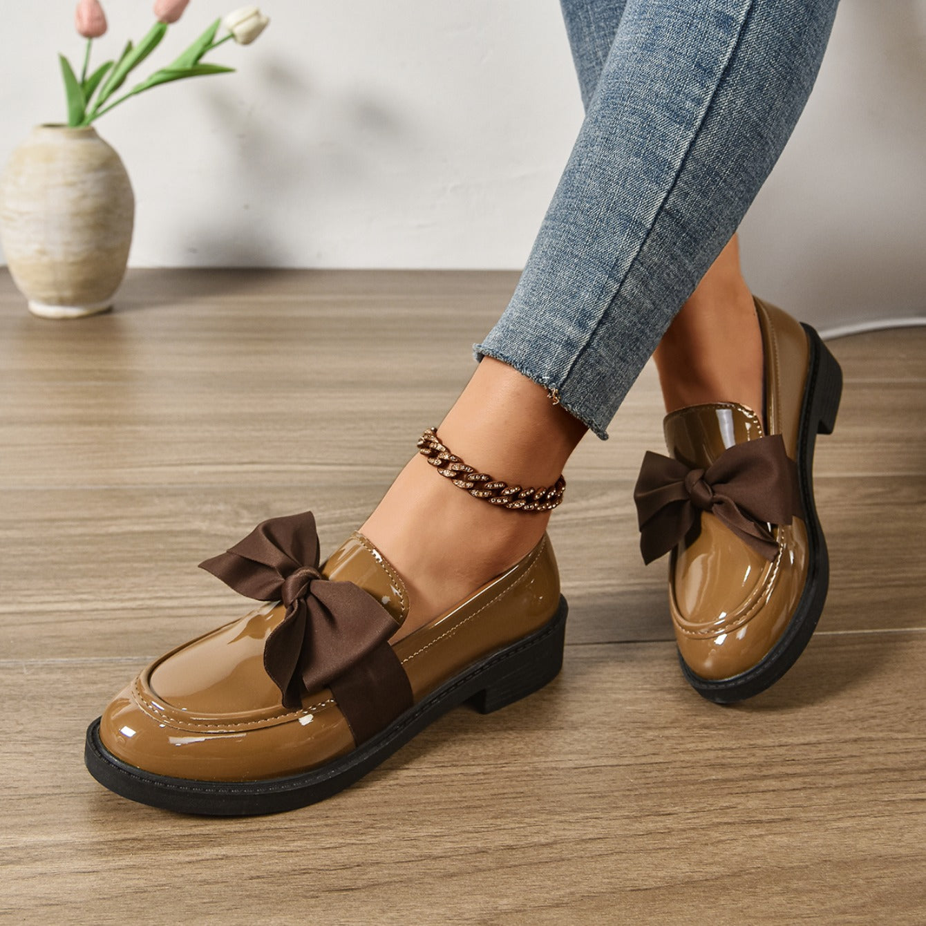 Orthopedic Bow Loafers