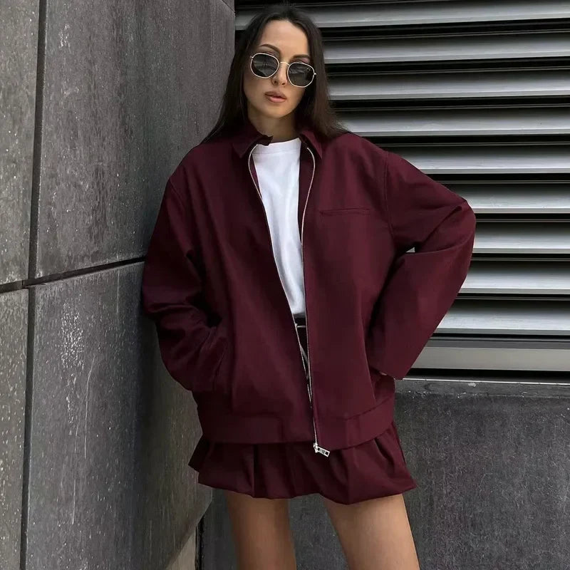 Minimalist Smart Bomber Jacket