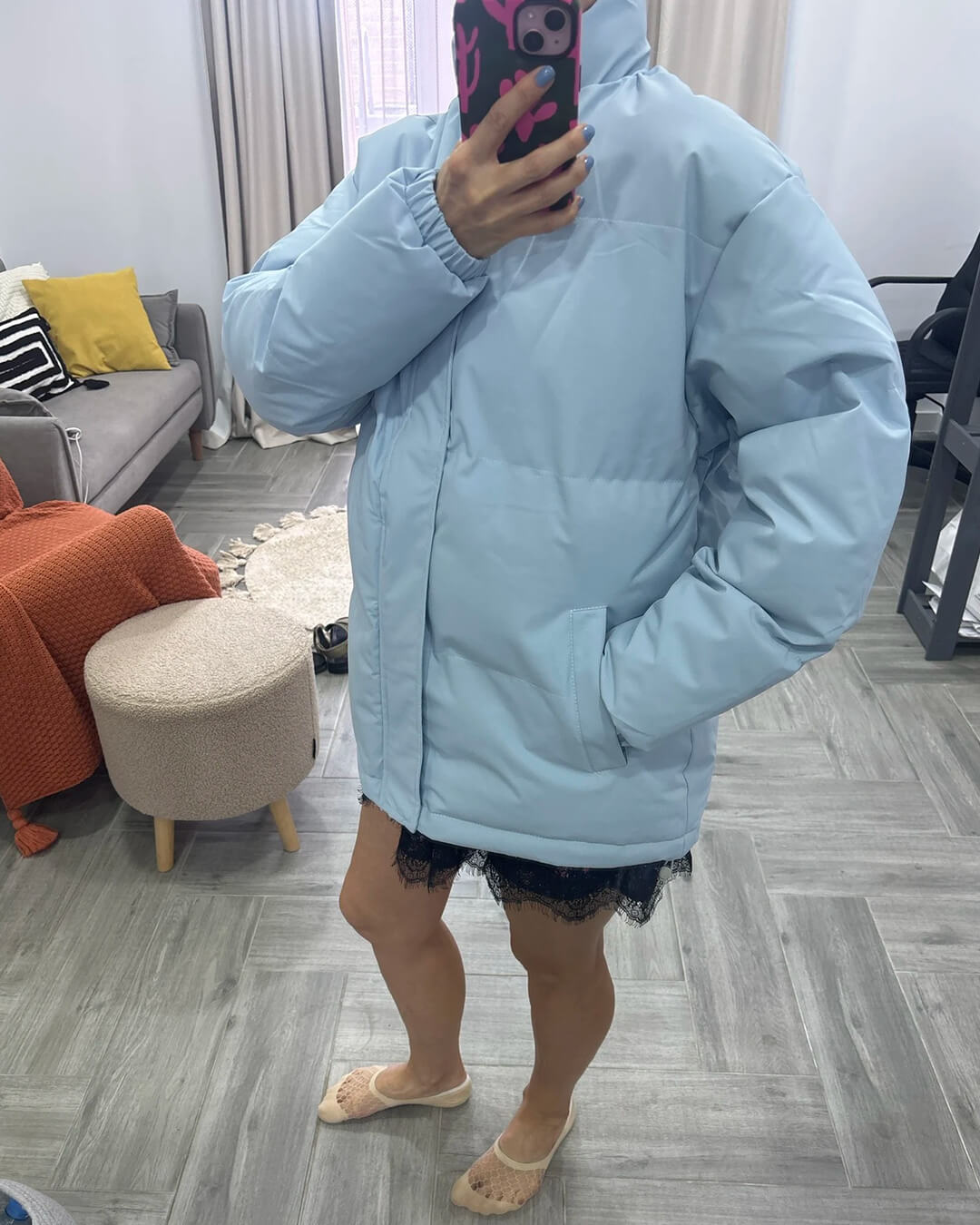 Weatherproof Stand Collar Puffer Jacket