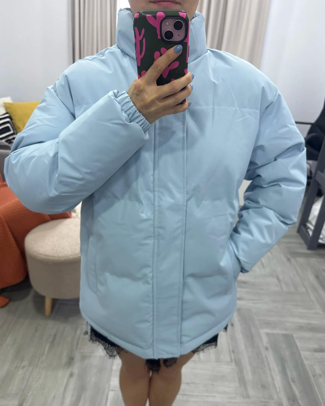 Weatherproof Stand Collar Puffer Jacket
