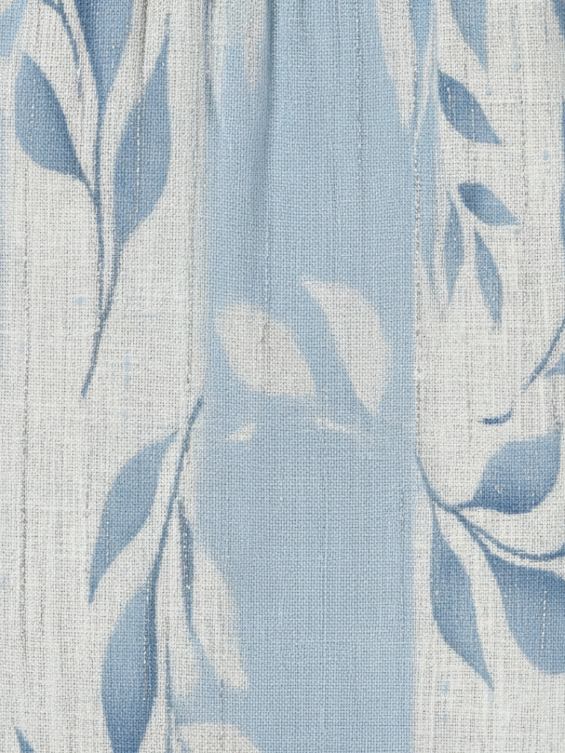 Solene — Leaf Print Midi Dress