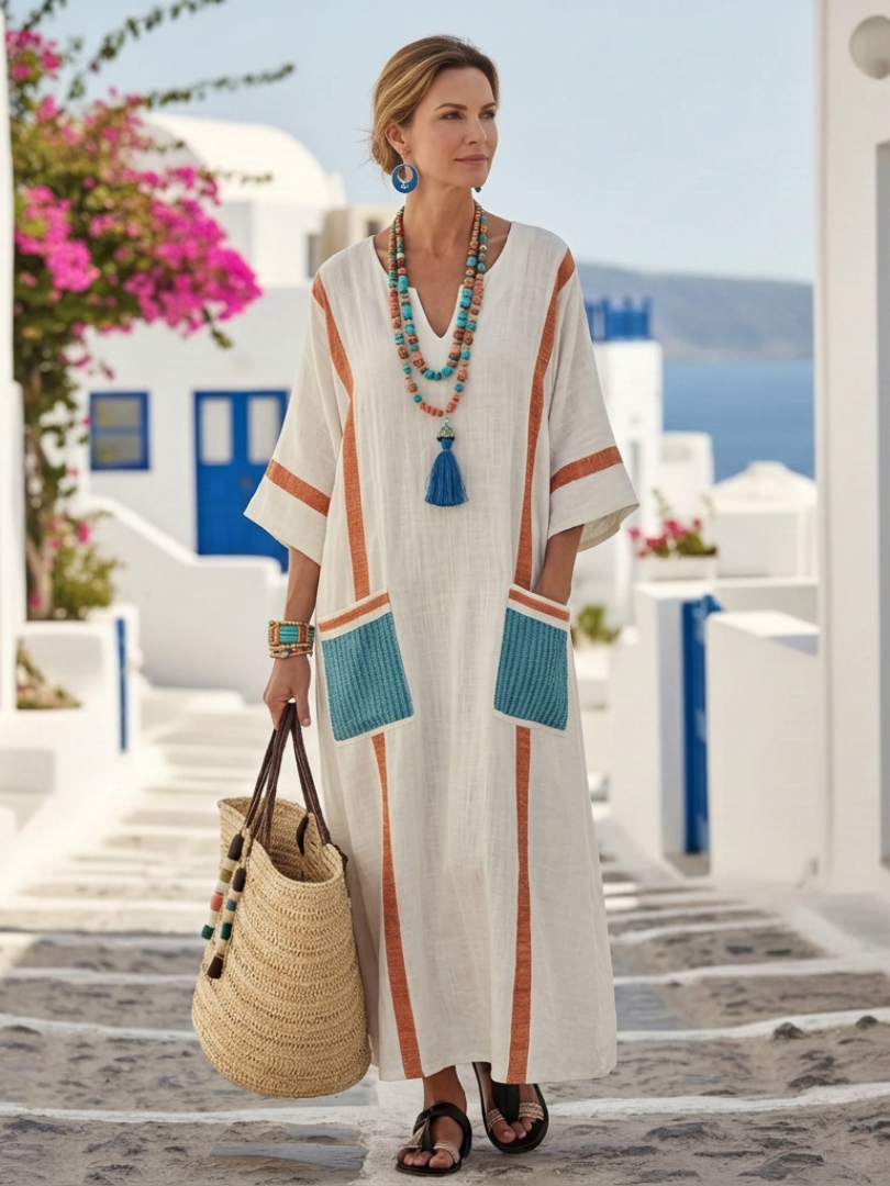 Noemi — Pocket Maxi Dress
