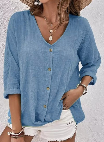 Fayo — Linen Blend Day Top
