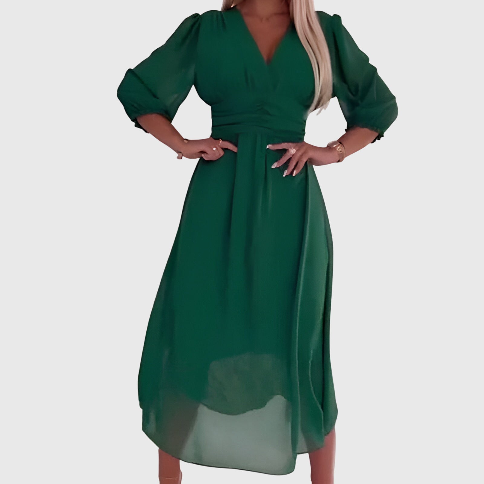 Chloe™ | Lightweight Silky Chiffon Dress