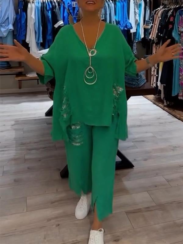 Marilyn — Draped Daywear Set