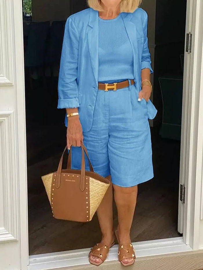 Elina — Sleek Blazer Set