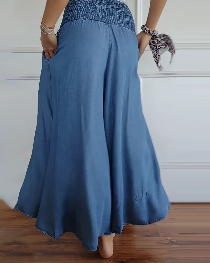 Reina — Comfy Wide-Leg Trousers