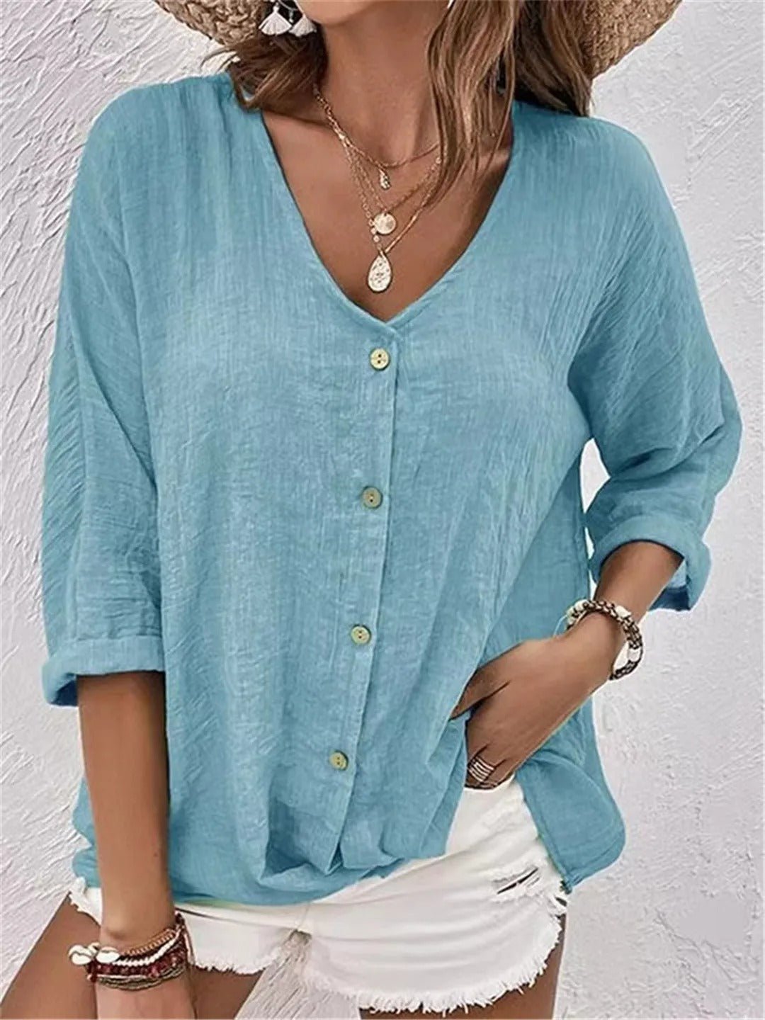 Fayo — Linen Blend Day Top