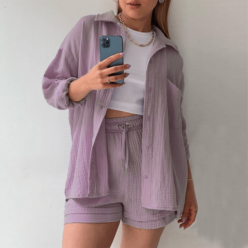 Noelle — Cotton Two-Piece Suit