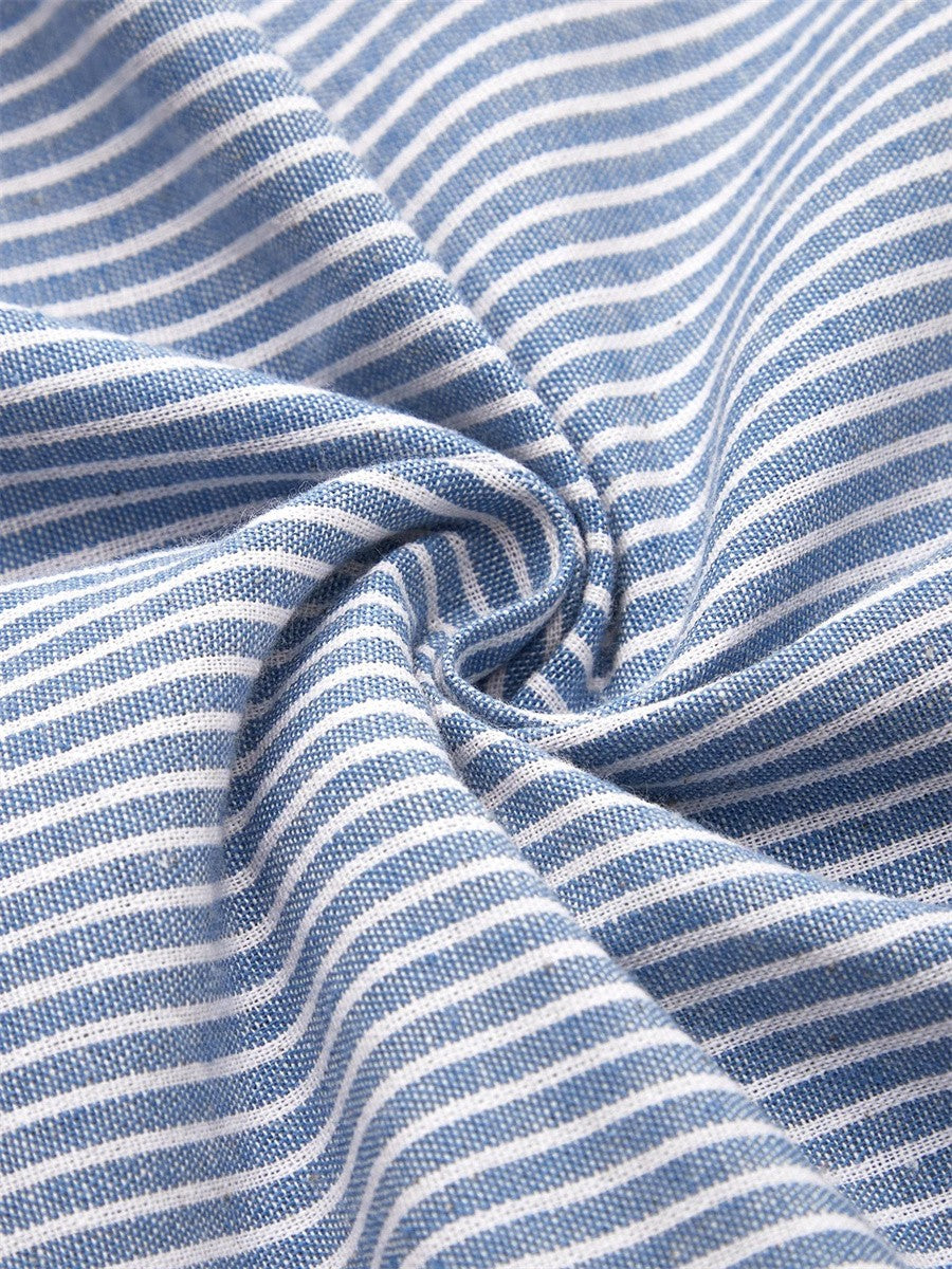 Wanda — Striped Midi Dress