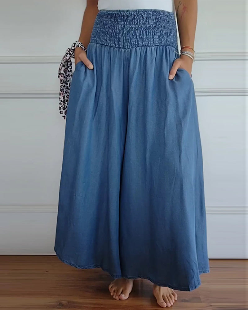 Reina — Comfy Wide-Leg Trousers