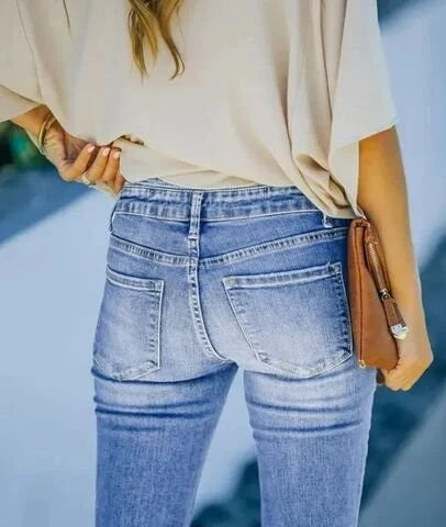 Elegant denimmode pants
