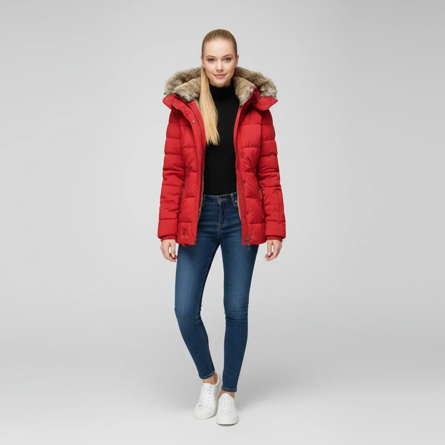 Hooded Quilted Winter Puffer Jacket