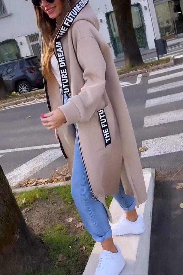 Zip-Through Sweatshirt Jacket