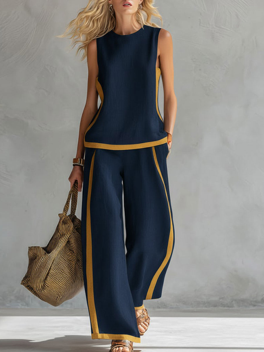 Lena | Cotton Linen Two-Piece Set